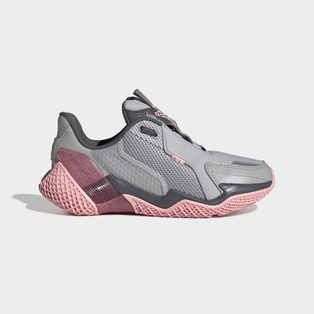 Adidas Boys' 4UTURE Running Shoes Grey/Pink Ireland FV2784